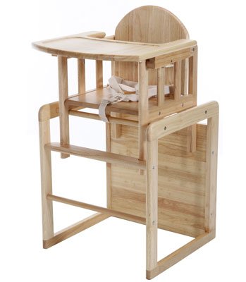 Baby Weavers Wooden Combination Highchair - Natural