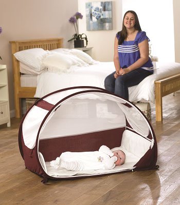 Koo-Di Pop Up Travel Bubble Aubergine & White