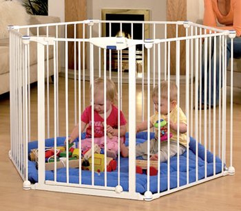 Lindam Safe & Secure Metal Playpen - White