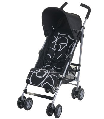 OBaby Atlas Scribbles Stroller - Black