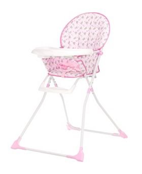 OBaby Munchy High Chair- Tiny Tatty Teddy Pink