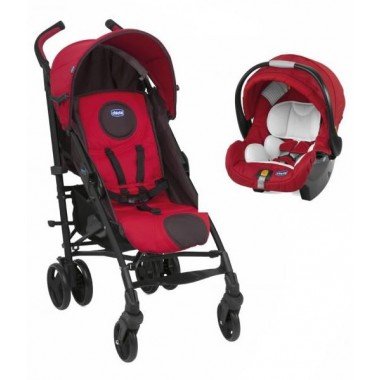 Chicco LiteWay Plus Travel System-Fire (New 2013)