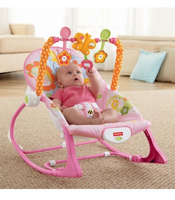 Fisher-Price Infant Toddler Rocker Bunnies