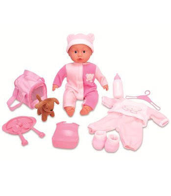 Little Belle 40cm Soft Bodied Baby Doll with Accessories